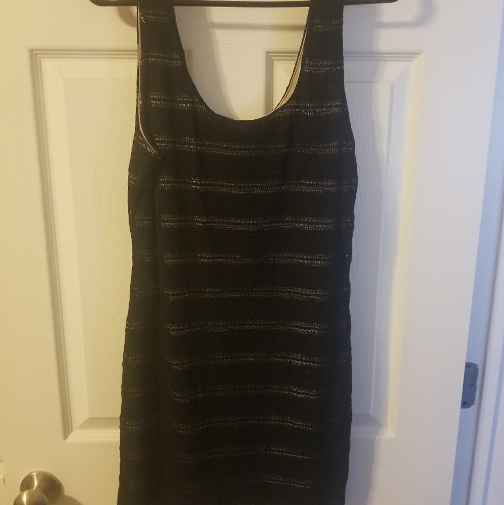 Black lace dress